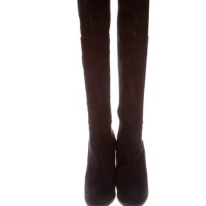 Stuart Weizmann Suede Knee-high Boot